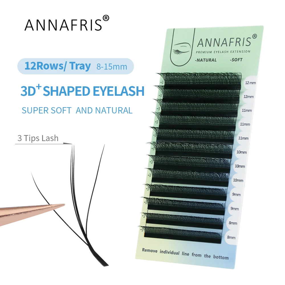 Red Clover Flower - ANNAFRIS 3D W Three Core Eyelash