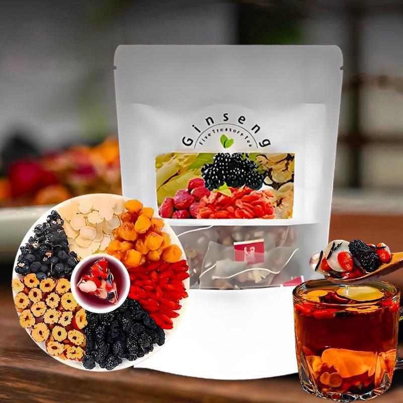 Herbal Wellness For You - Ginseng Five Treasure Tea Natural Energy