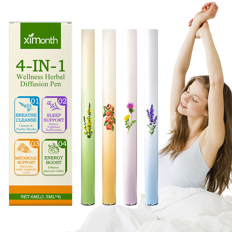 Herbal Wellness For You - 4-In-1 Herbal Diffusion Pen Set Boosts