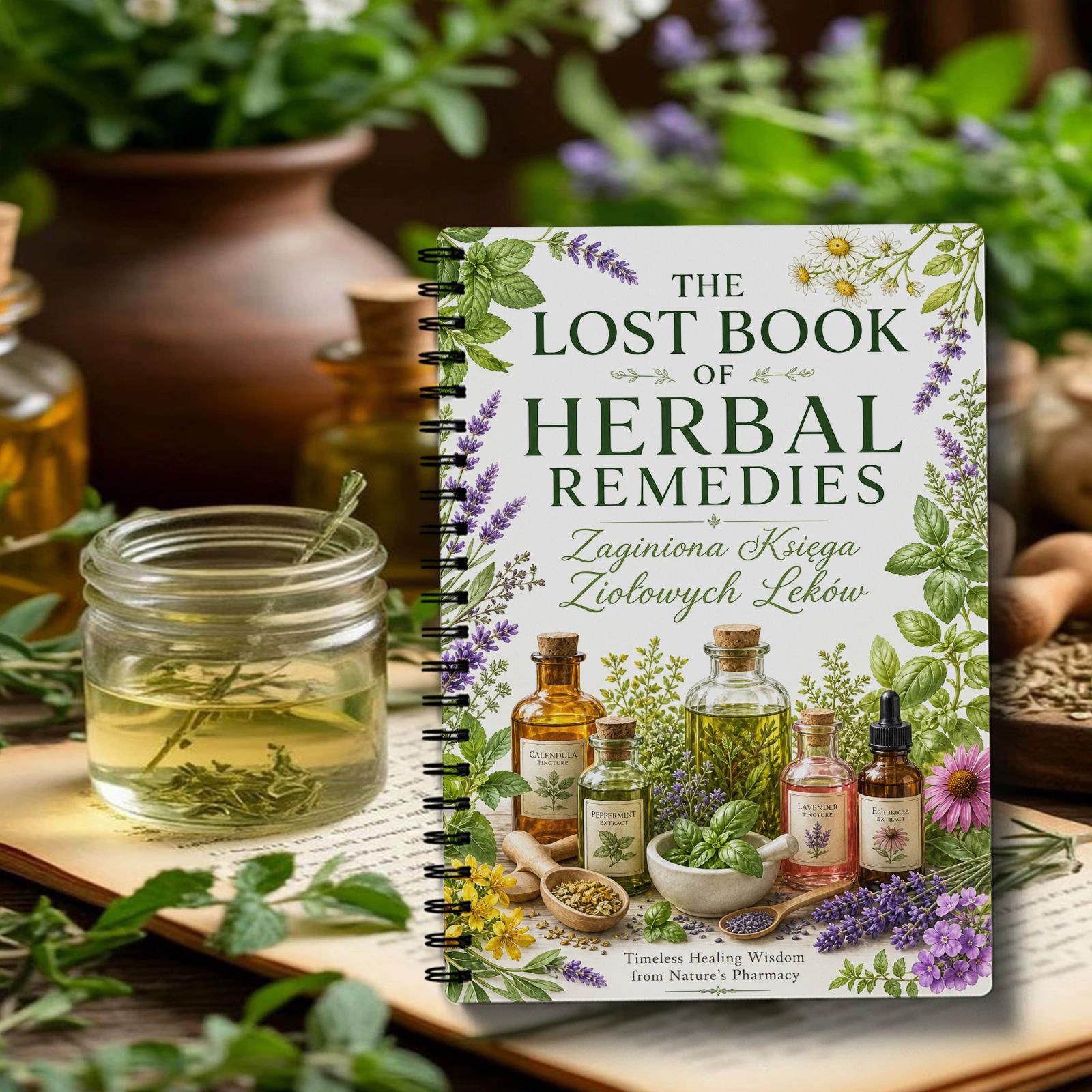 Herbal Remedies Spiral Noteboo - Herbal Wellness For You ulasan dan harga