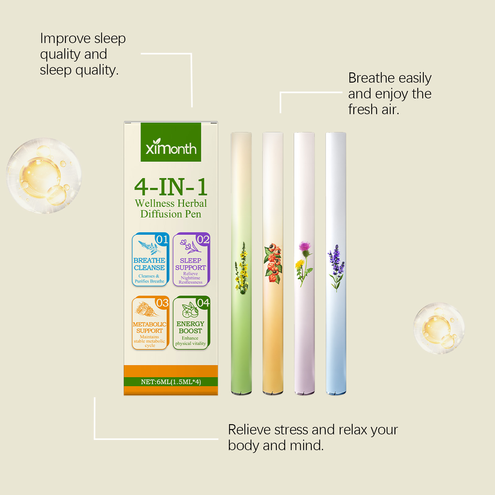 4 In 1 Herbal Energy Combo Sti - Herbal Wellness For You ulasan dan harga