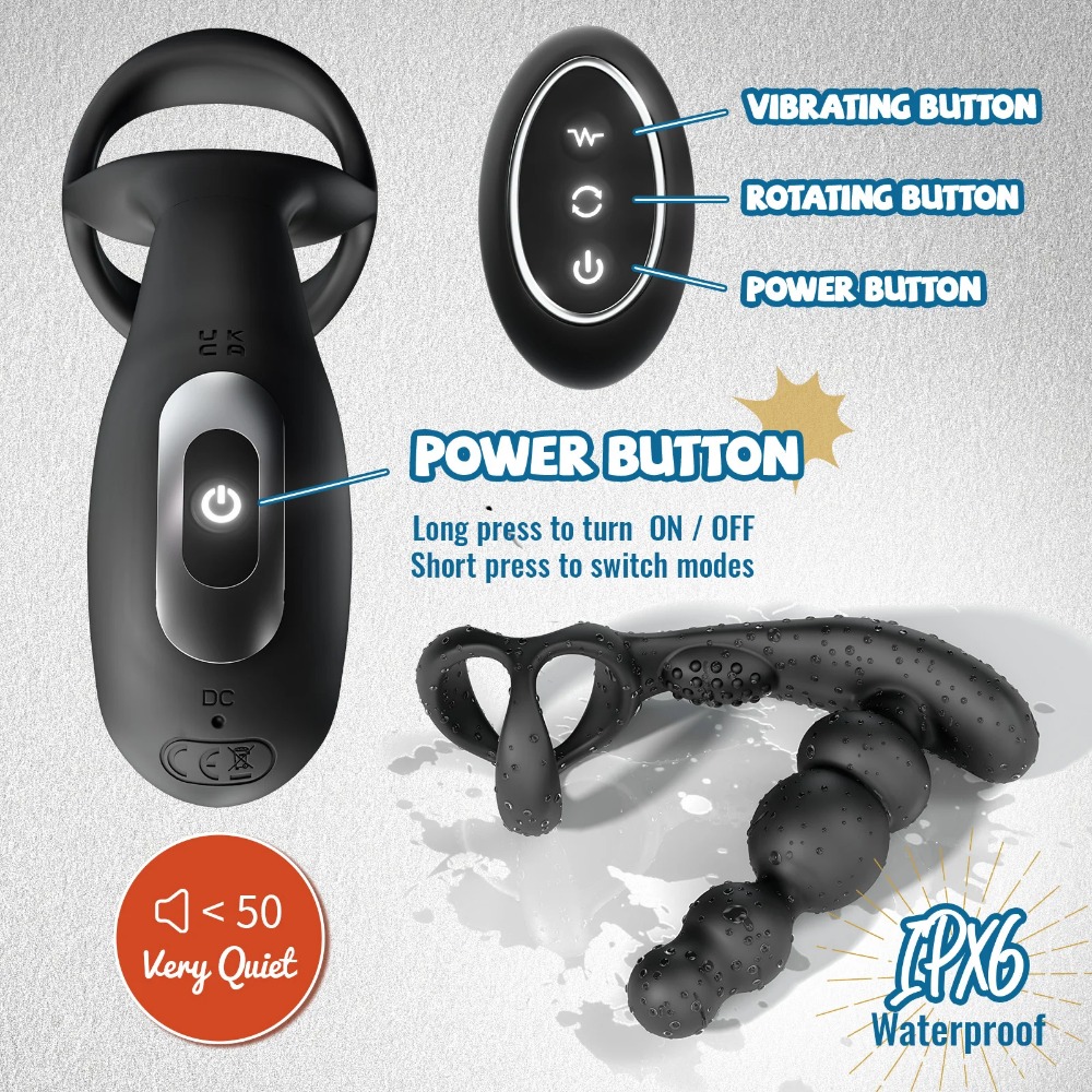Male Prostate Massager Vibrato - Wellness X ulasan dan harga