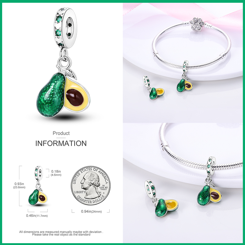 925 Sterling Silver Tree of Li - Red Clover Flower ulasan dan harga
