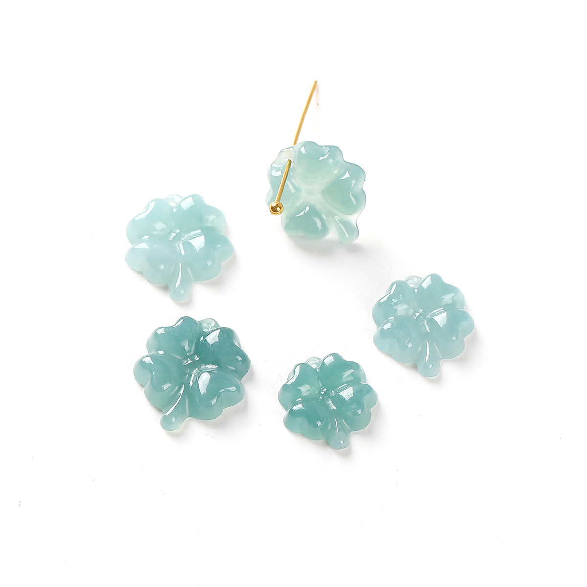 1 Pc Natural Stone Guatemala J - Red Clover Flower ulasan dan harga