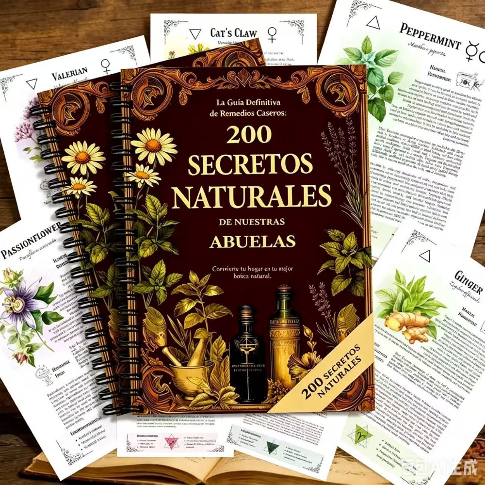 200 Natural Secrets A5 Spanish - Herbal Wellness For You ulasan dan harga