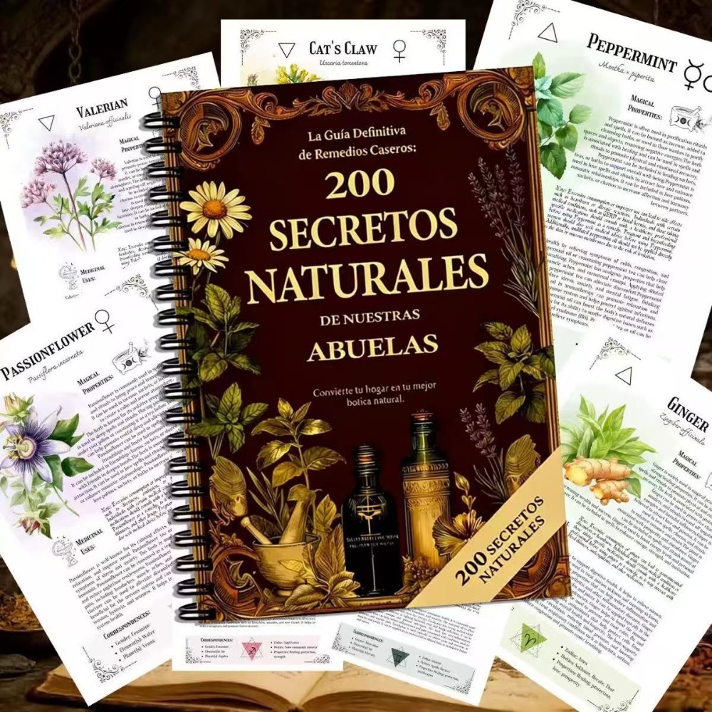 200 Natural Secrets A5 Spanish - Herbal Wellness For You ulasan dan harga