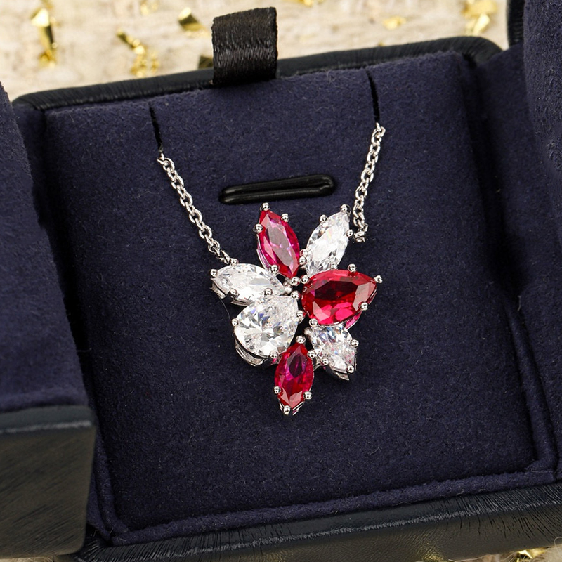 Brand Pure 925 Sterling Silver - Red Clover Flower ulasan dan harga