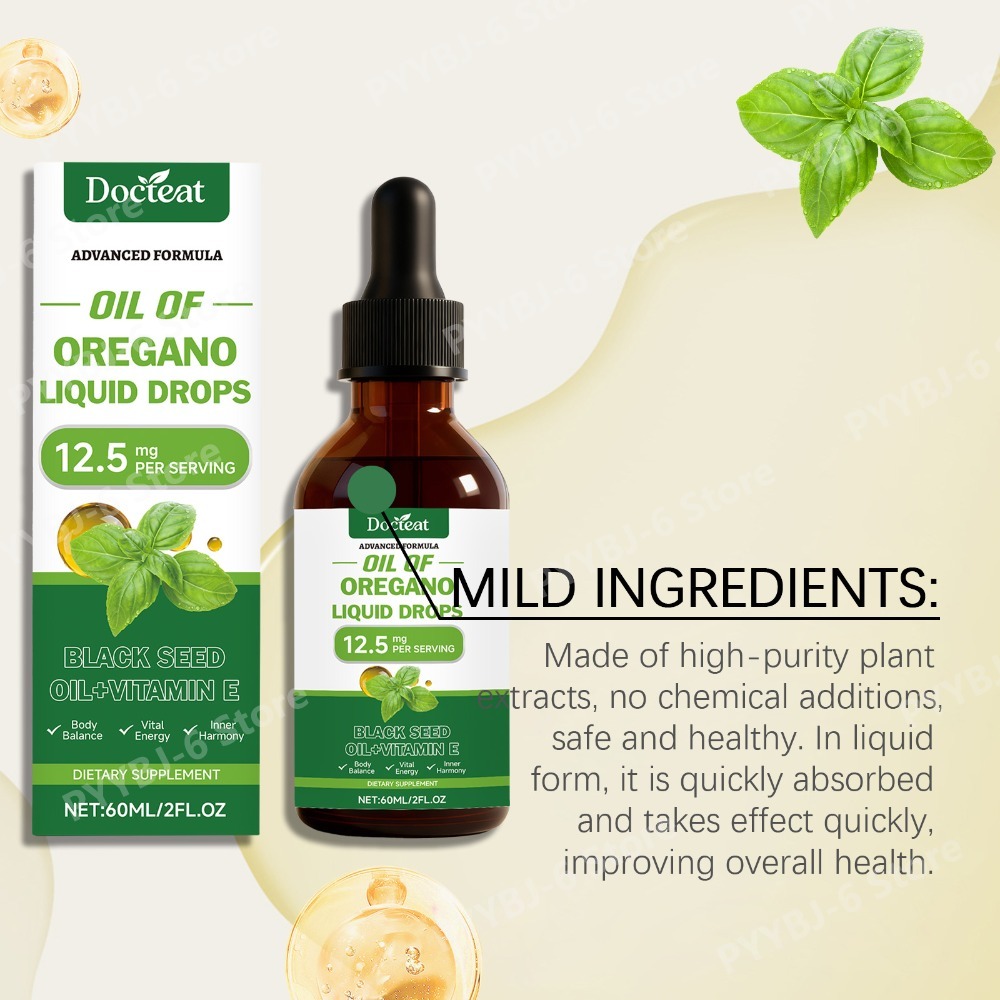 Oregano Oil Liquid Drops 60ml  - Herbal Wellness For You ulasan dan harga