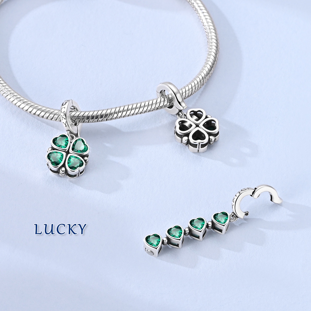 Original 925 Sterling Silver G - Red Clover Flower ulasan dan harga